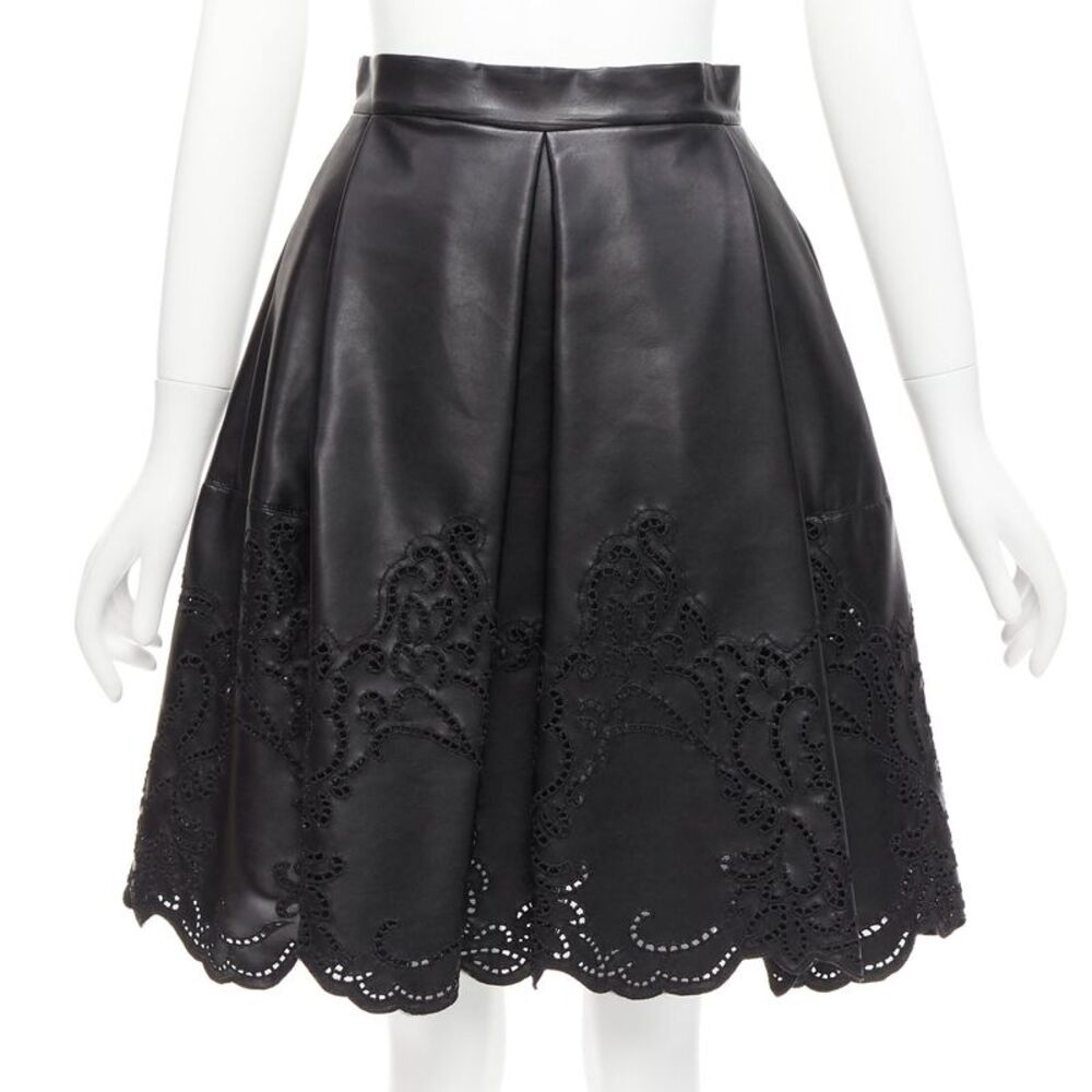 Ermanno Scervino Leather Skirt
